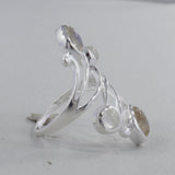 Larimar Designer Silver Rings