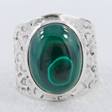 925 Silver Pink Opal Rings