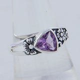Natural Garnet Sterling Silver Rings