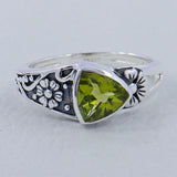 Natural Garnet Sterling Silver Rings