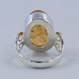 925 Sterling Silver Citrine Rings