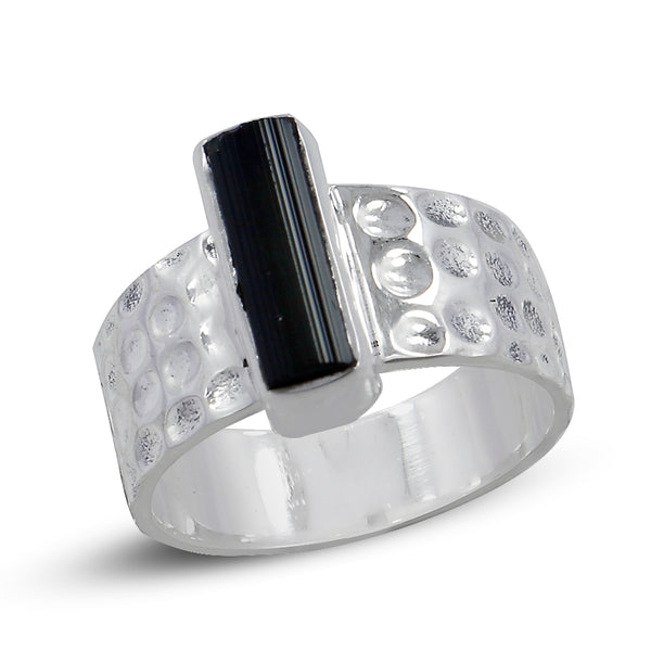 925 Sterling Silver Tourmaline Ring