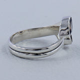 Natural Garnet Sterling Silver Ring