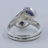 Natural Garnet Sterling Silver Ring
