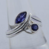 Natural Garnet Sterling Silver Ring