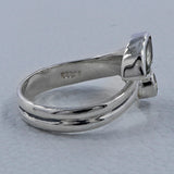 Natural Garnet Sterling Silver Ring