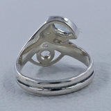 Natural Garnet Sterling Silver Ring