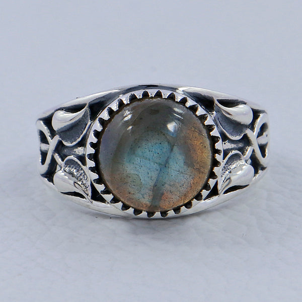 Labradorite Gemstone Silver Rings