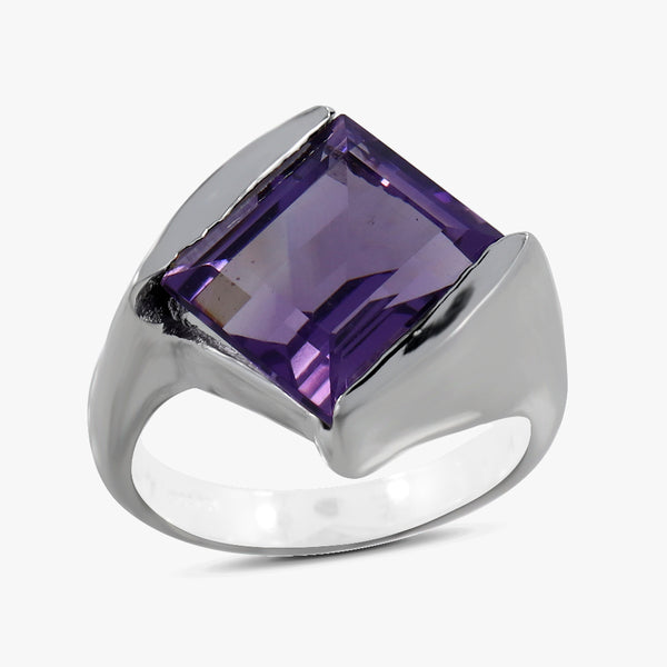 Amethyst Sterling Silver Rings