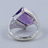 Amethyst Sterling Silver Rings