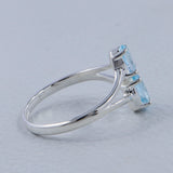 Natural Garnet Silver Rings