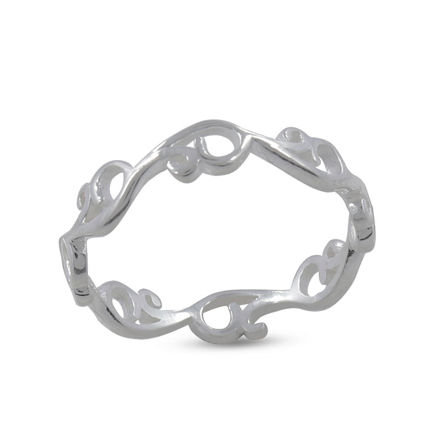 925 Sterling Silver Band Rings