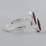 925 Sterling Silver Garnet Rings