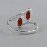 925 Sterling Silver Garnet Rings