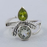 925 Sterling Silver Blue Topaz Rings