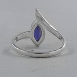 Natural Green Amethyst Silver Rings