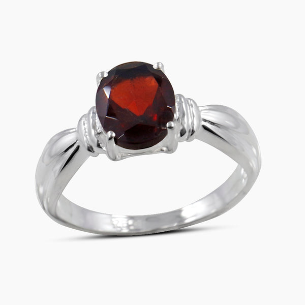 Natural Citrine 925 Sterling Silver Rings