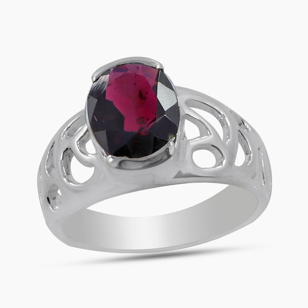 925 Sterling Silver Garnet Rings