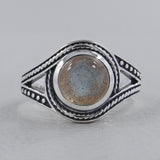 Labradorite Silver Rings