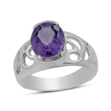 925 Sterling Silver Garnet Rings