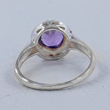 Amethyst Gemstone Silver Rings