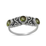 Blue Topaz Silver Designer Rings
