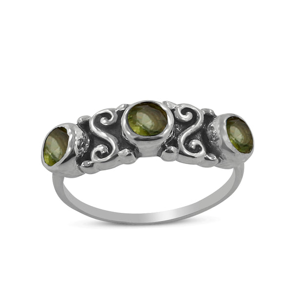 Blue Topaz Silver Designer Rings