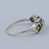Blue Topaz Silver Designer Rings