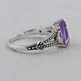 925 Sterling Silver Blue Topaz Rings