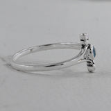 Natural Amethyst Silver Rings