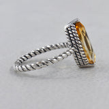 925 Sterling Silver Amethyst Rings