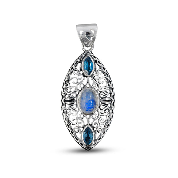 Labradorite Silver Pendants