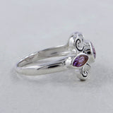 925 Sterling Silver Blue Topaz Silver Ring