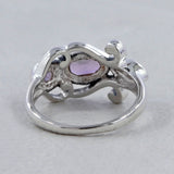 925 Sterling Silver Blue Topaz Silver Ring