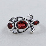 925 Sterling Silver Blue Topaz Silver Ring