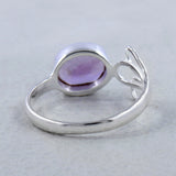 925 Sterling Silver Amethyst Ring