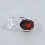 925 Sterling Silver Amethyst Ring