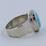 925 Sterling Silver Larimar Ring