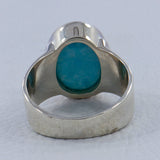 925 Sterling Silver Larimar Ring