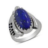 Natural Mexican Turquoise Silver Rings