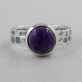 925 Sterling Silver Larimar Ring