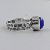 925 Sterling Silver Larimar Ring