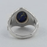 Natural Larimar Silver Rings