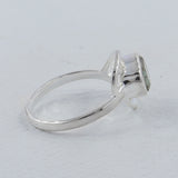 Natural Amethyst Silver Ring