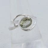 Natural Amethyst Silver Ring