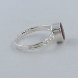 Natural Amethyst Silver Ring