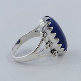 925 Silver Lapis Lazuli Rings