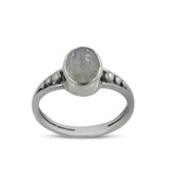 Natural Amethyst Silver Ring