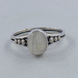 Natural Amethyst Silver Ring