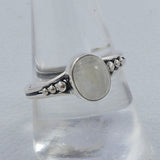 Natural Amethyst Silver Ring